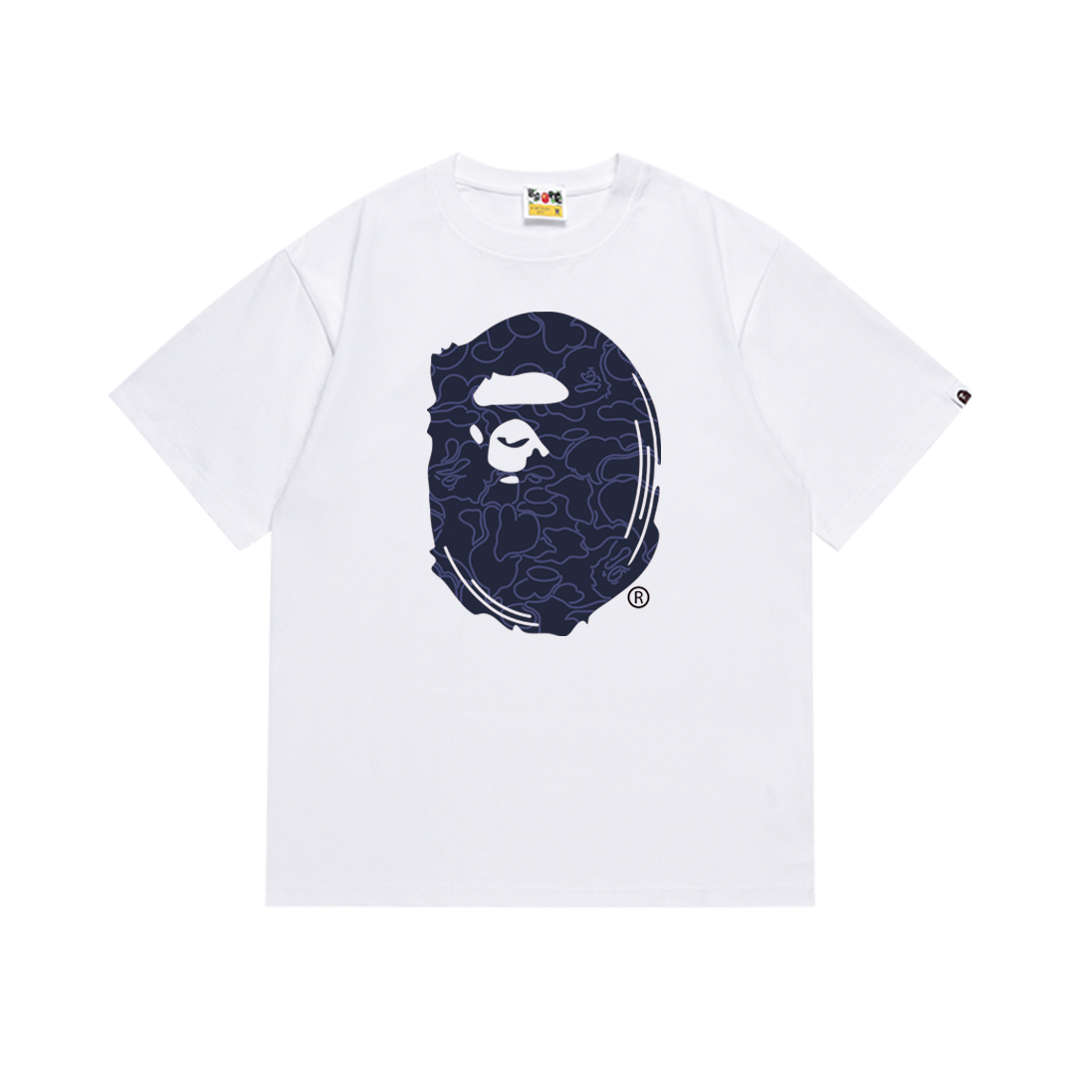 Bape Shirts Ape Dark Blue