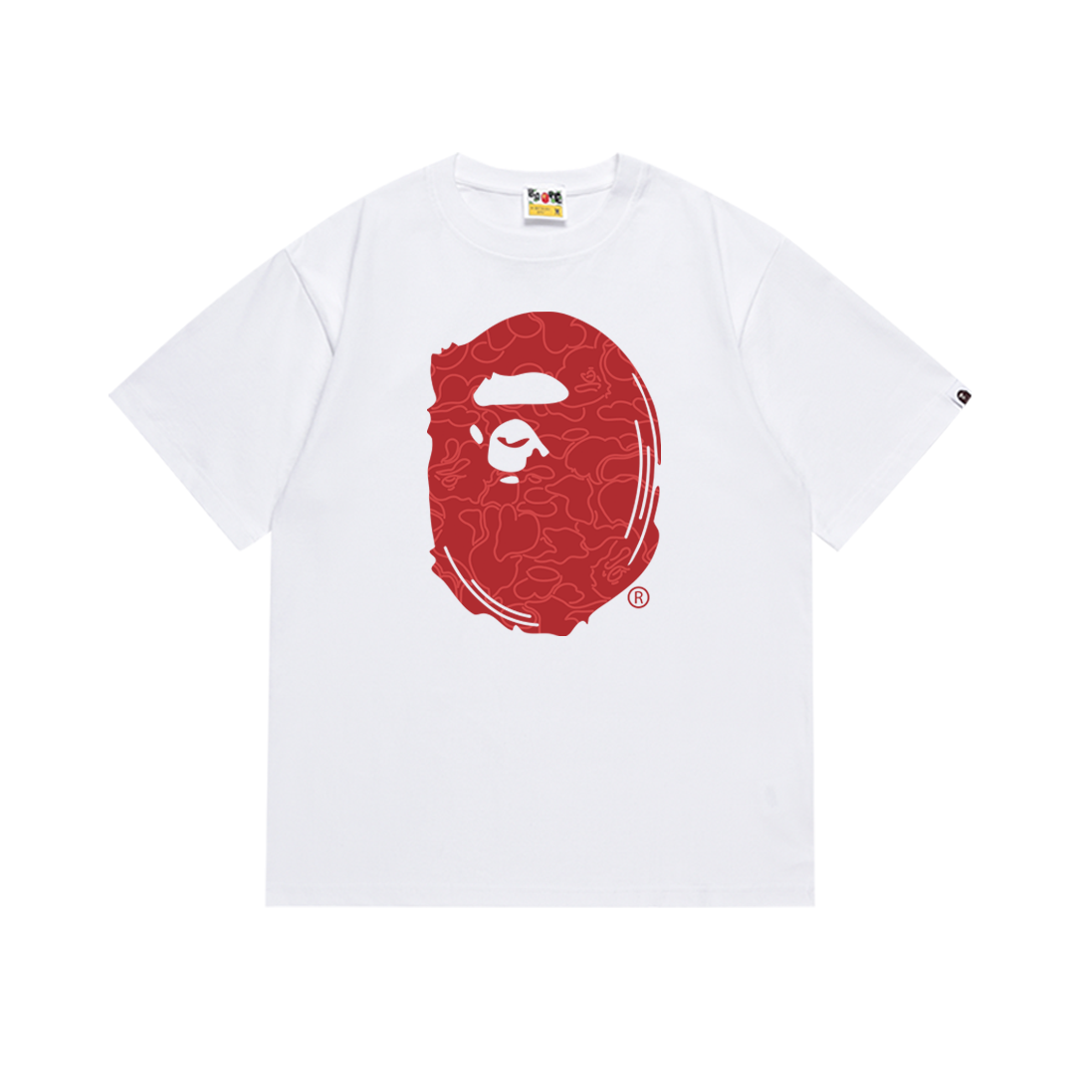Bape Shirts Ape Red