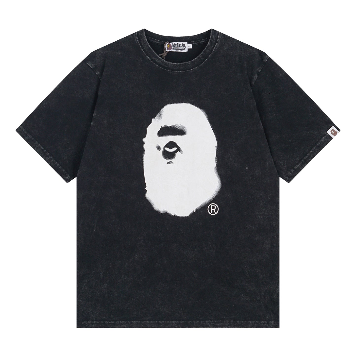 Bape Shirts Ape Black/White