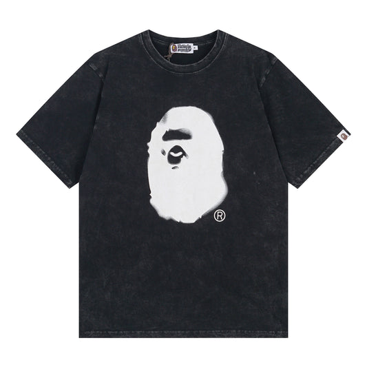 Bape Shirts Ape Black/White