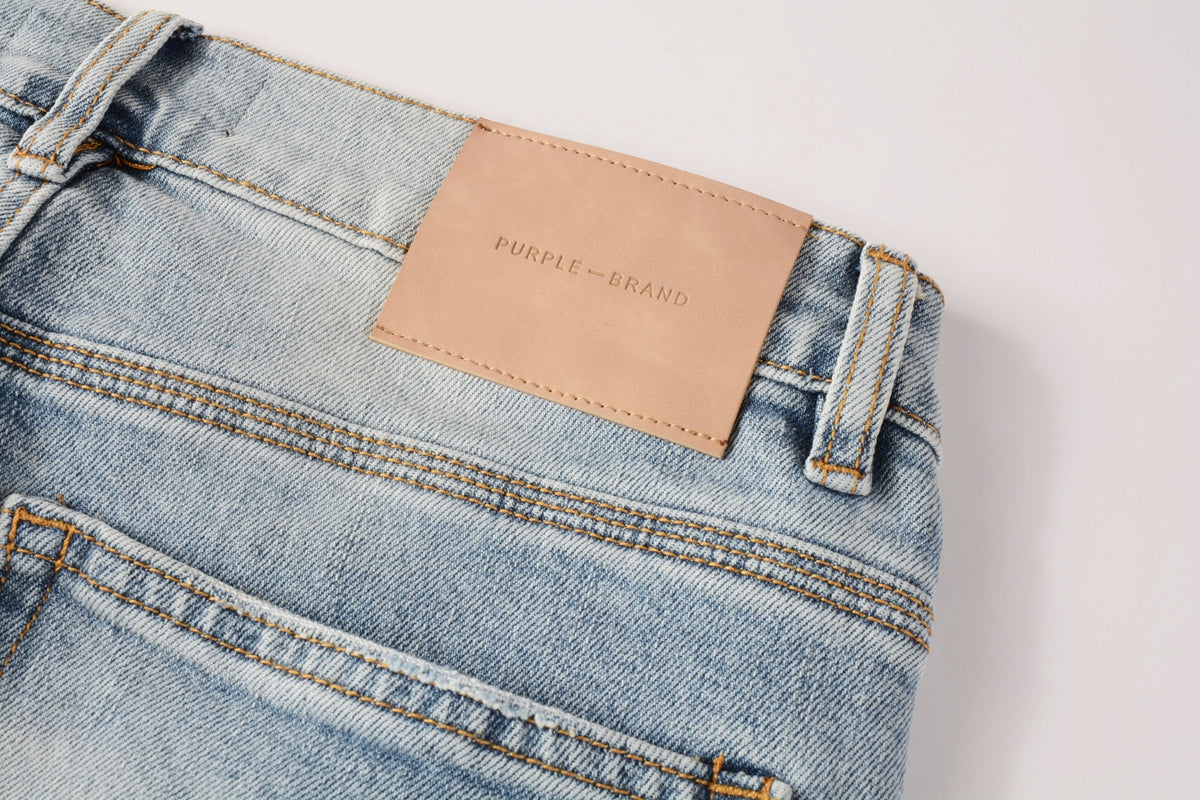 Purple jeans Blue Faded