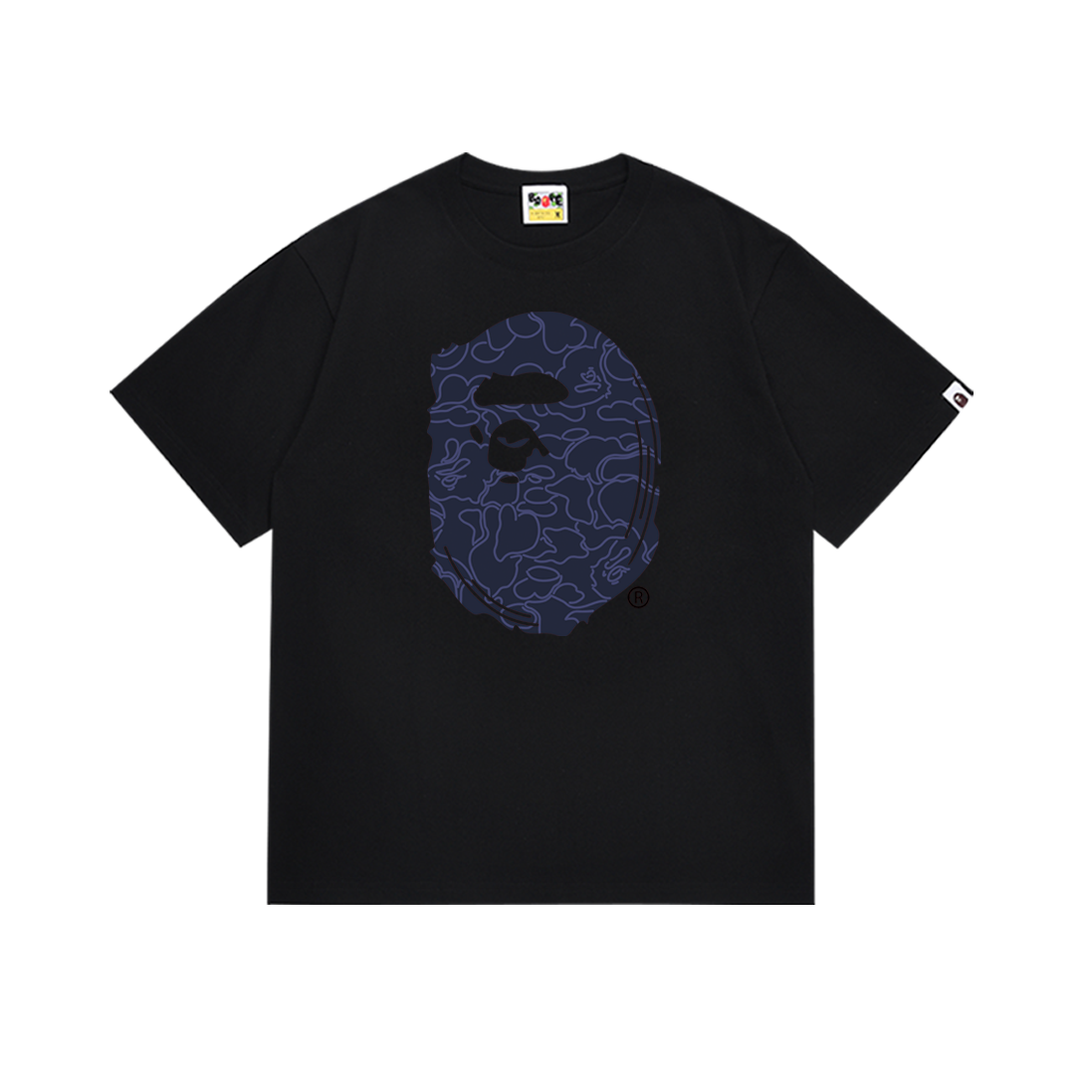 Bape Shirts Ape Dark Blue