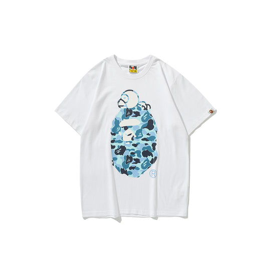 Bape Shirts Ape Blue Camo