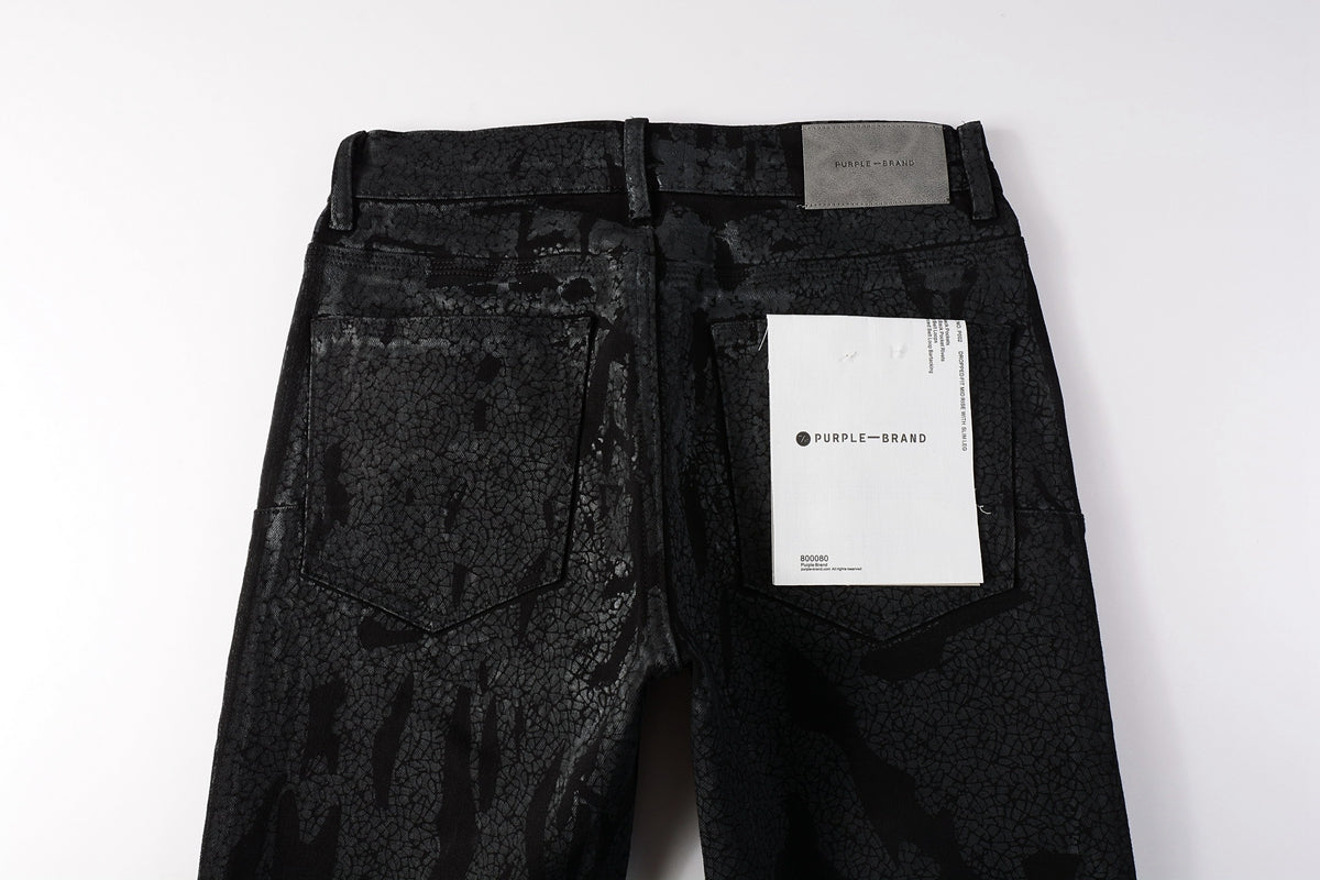 Purple jeans Black on Black