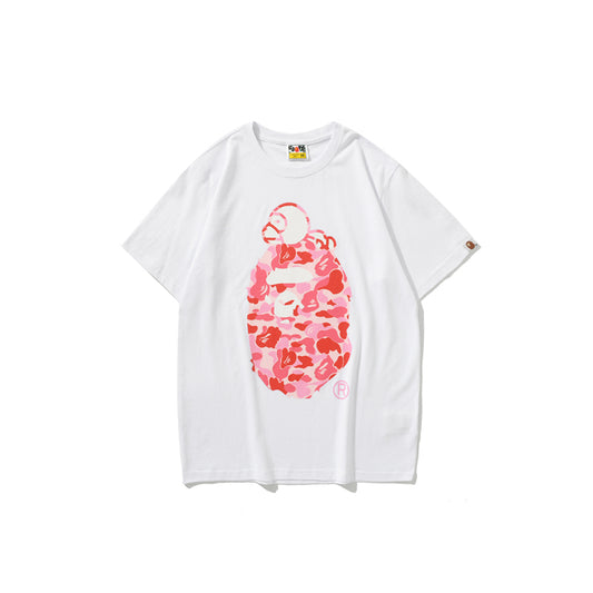 Bape Shirts Ape Pink Camo