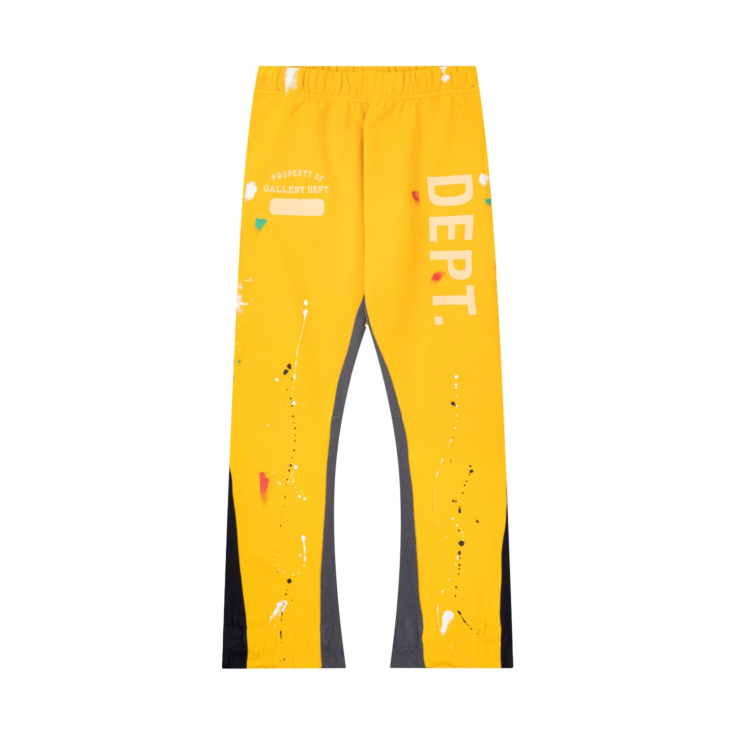 Gallery Dept Flared Pants Yellow/black/Grey