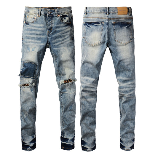 Purple jeans Old Skool