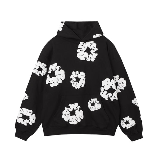 Denim Tear hoodie Black/White