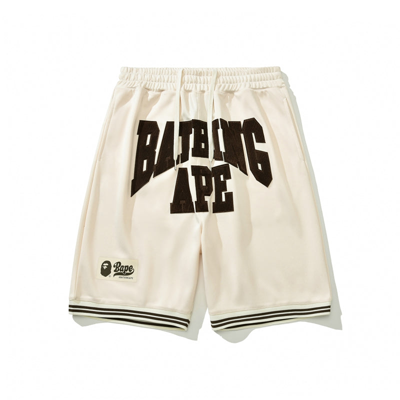 Bape Shorts Cream