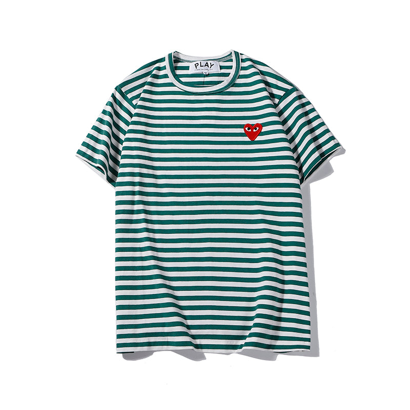 Play CDG Shirt Green/White