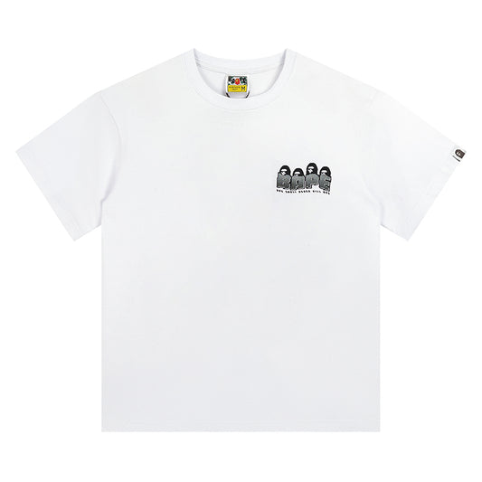 Bape Shirts Ape Green Curve