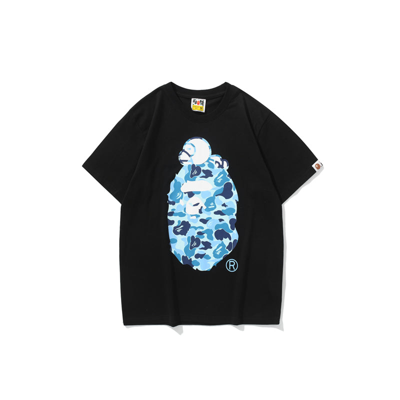 Bape Shirts Ape Blue Camo