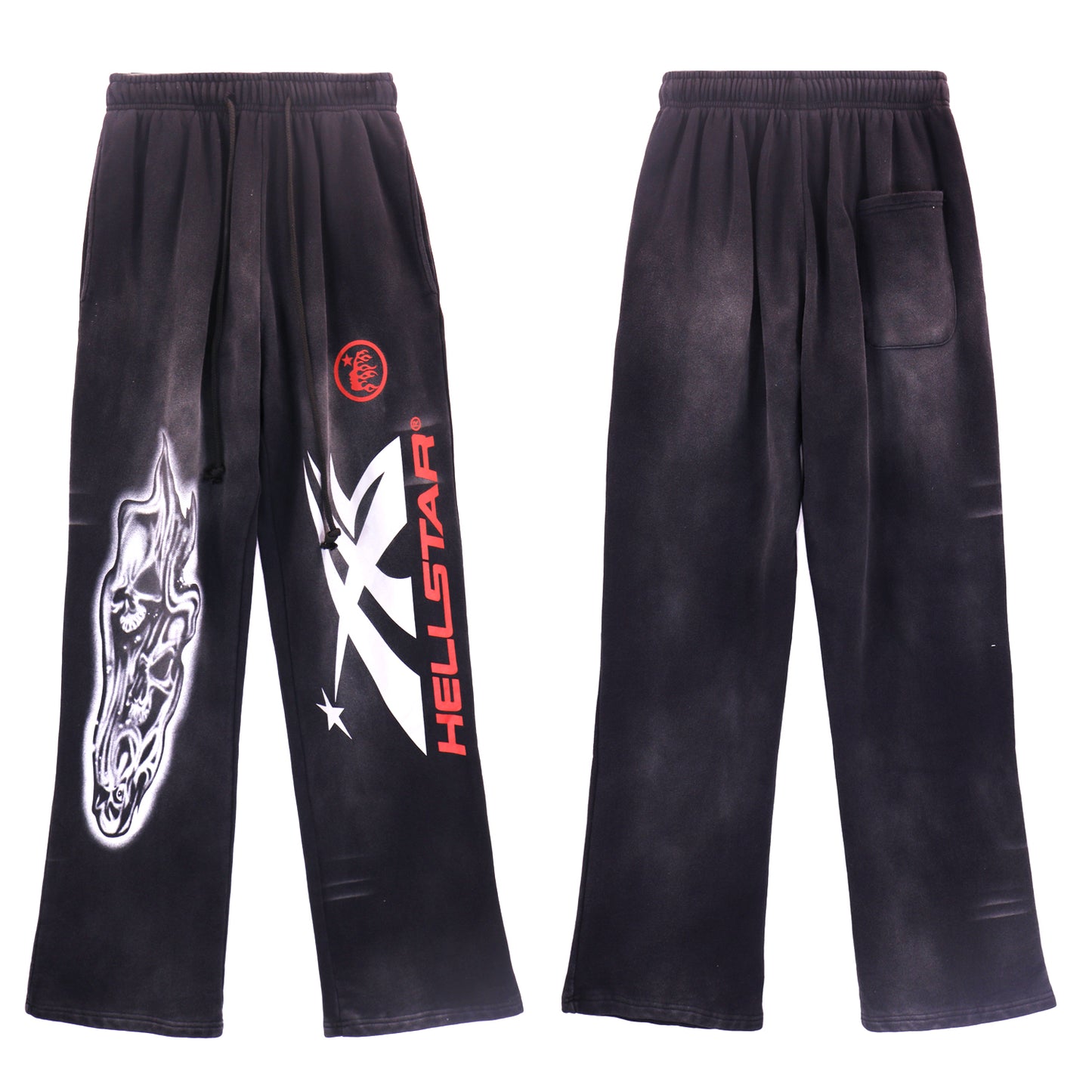 Hellstar Pants Original Black Skull
