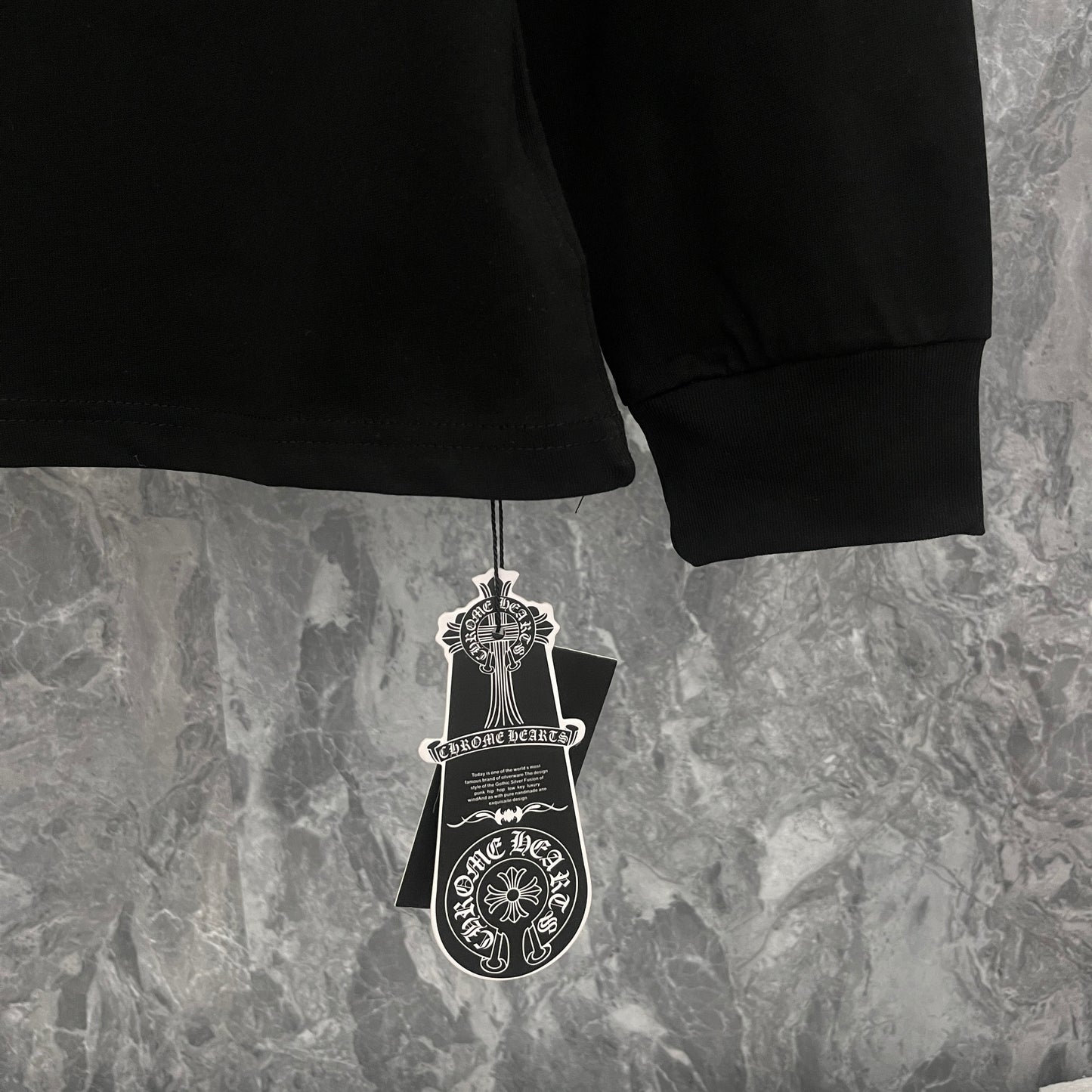 Chr*me heart long sleeve Pink/Black