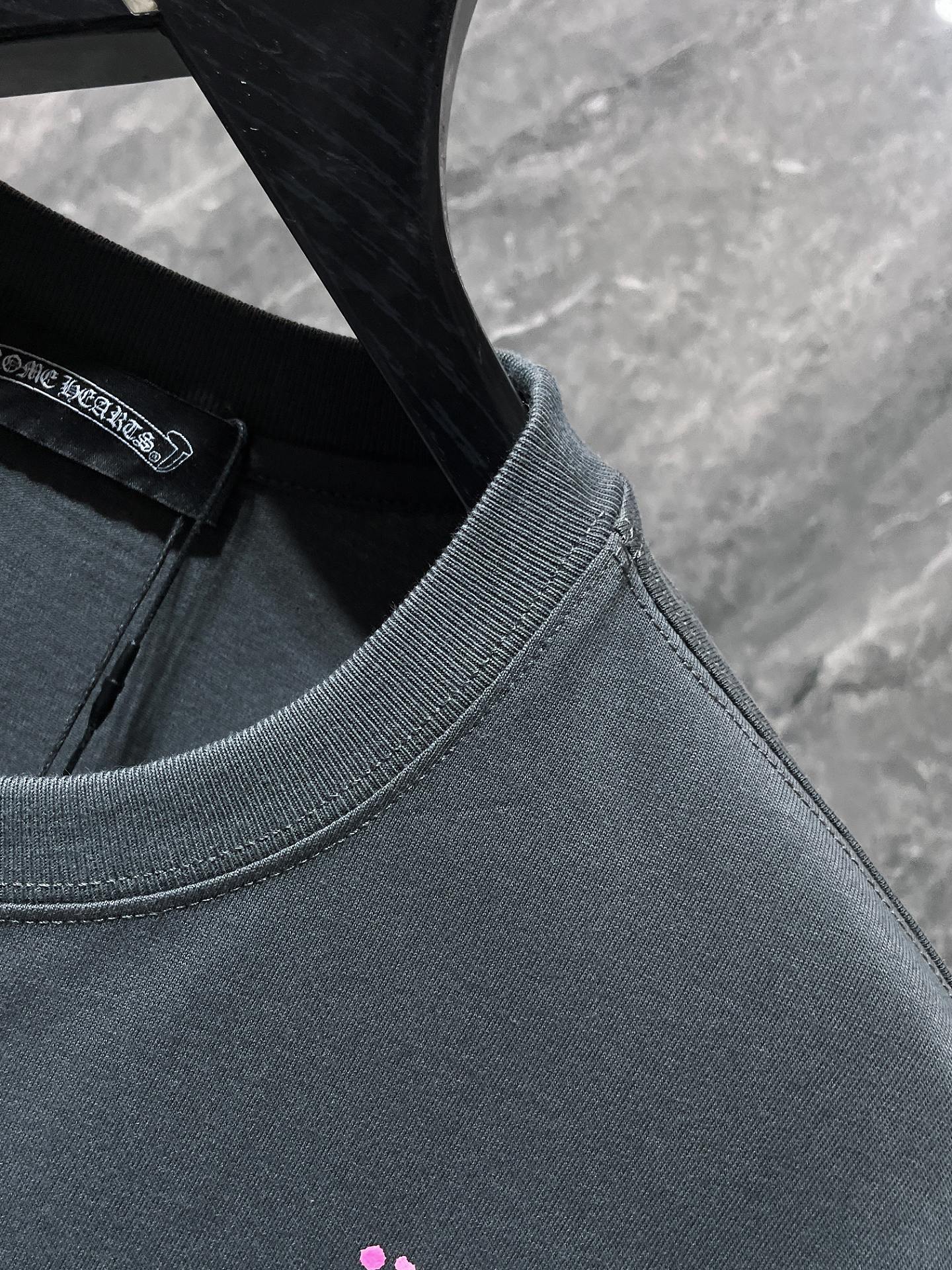 Chr*me heart shirt splatter