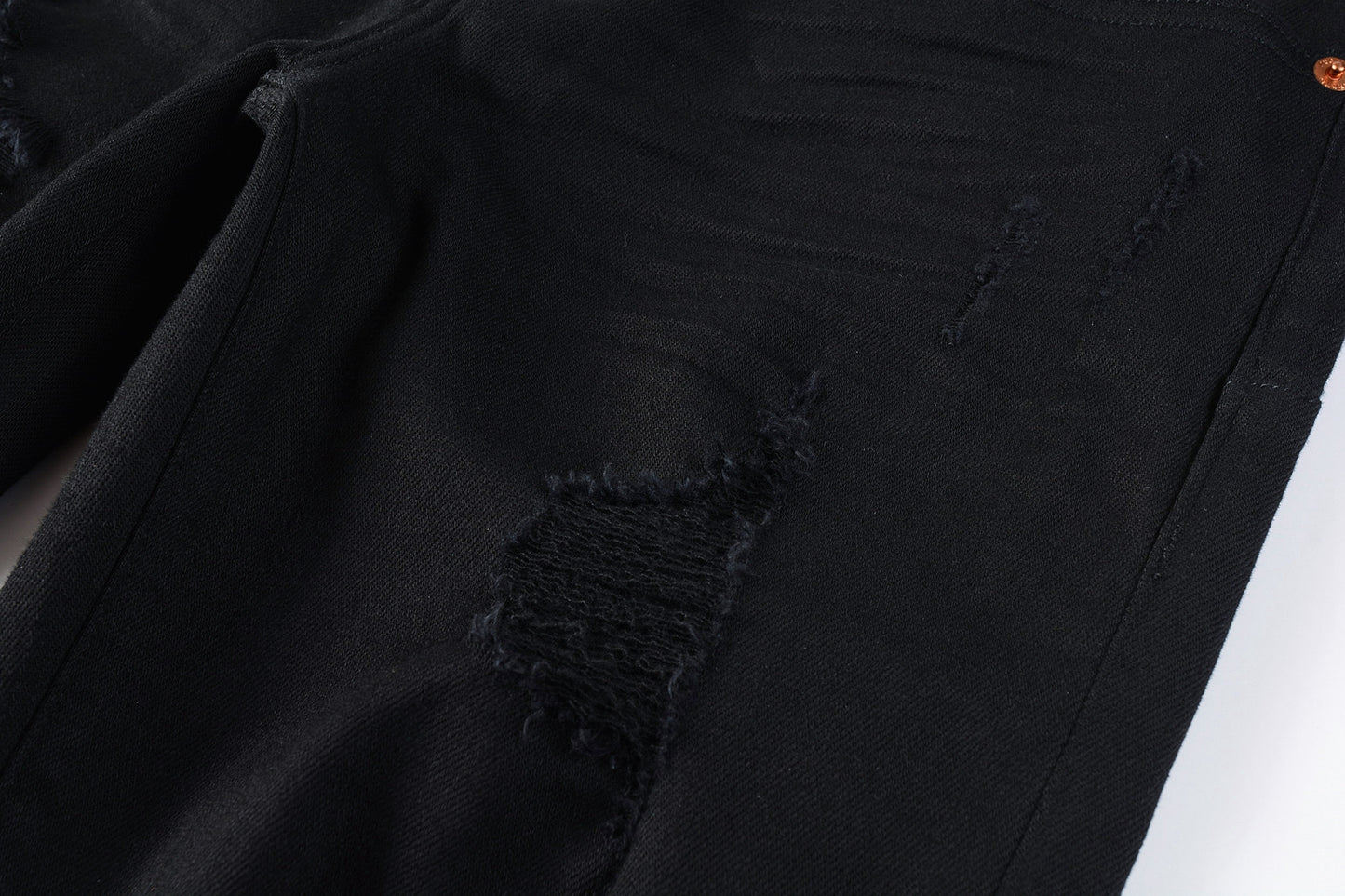 Purple jeans Black Ripped