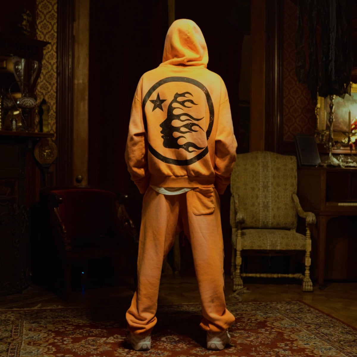 Hellstar Hoodie Orange