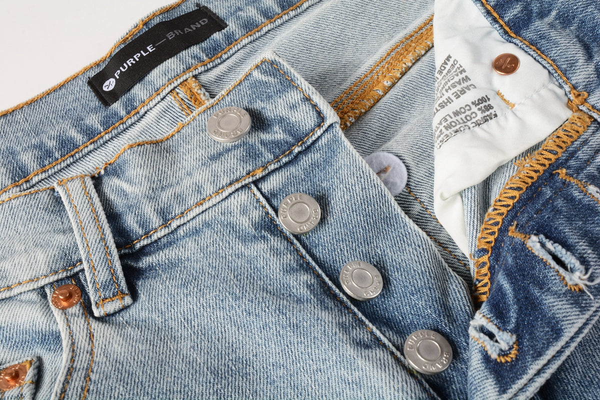 Purple jeans Blue Faded