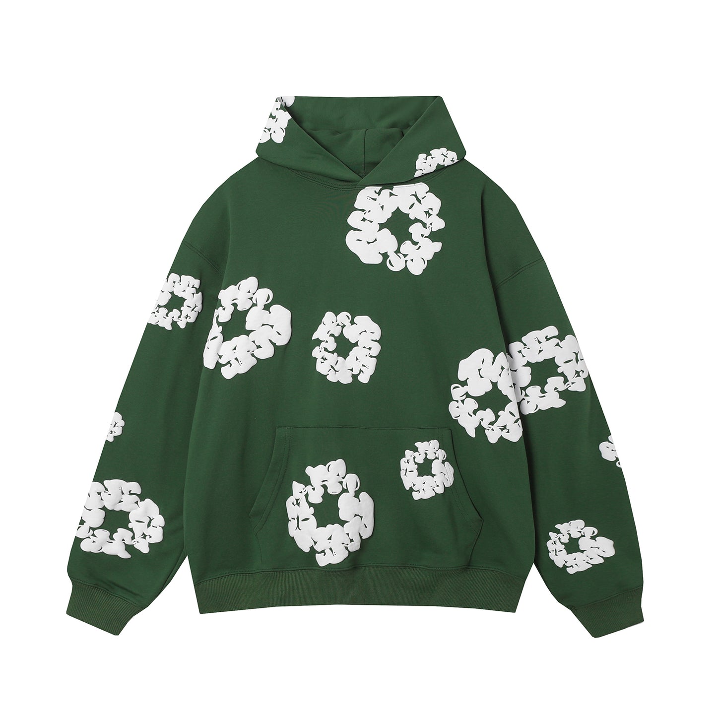 Denim Tear hoodie Green/white