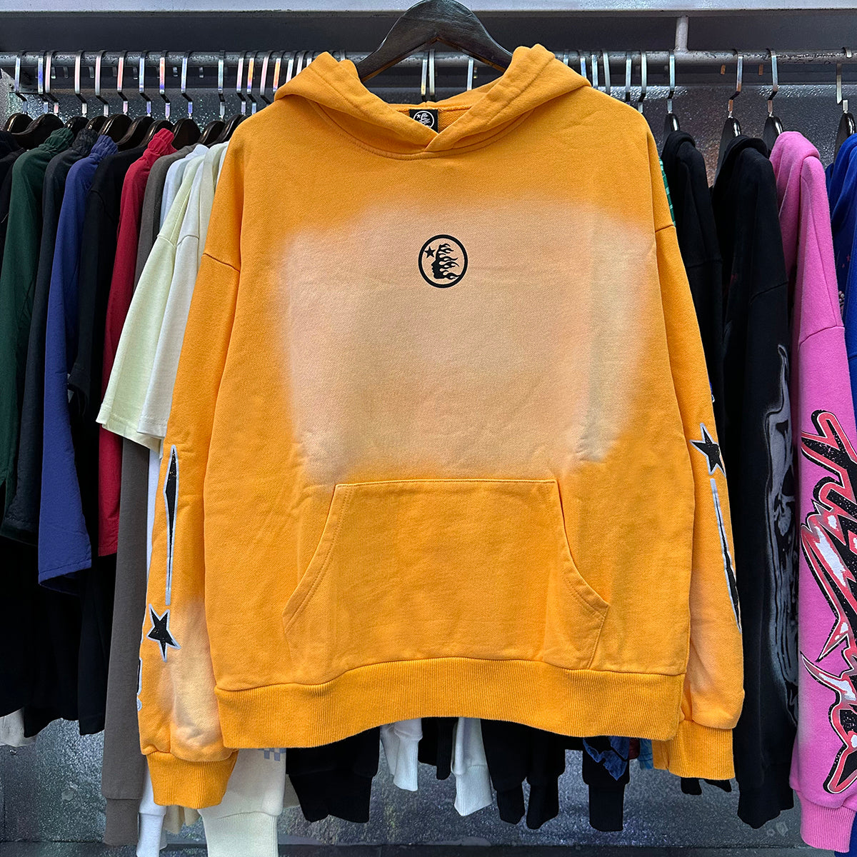 Hellstar Hoodie Orange